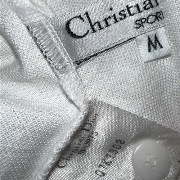Authentic Christian Dior Sports Polo Shirt Size M - Picture 13 of 13